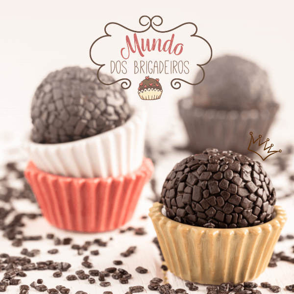 Brigadeiros gourmet de microondas
