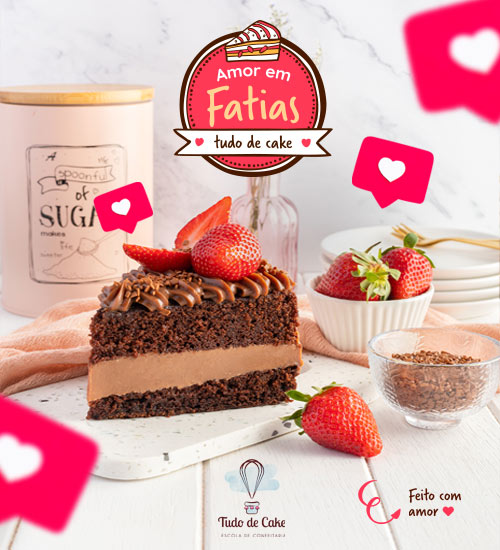 Bolo Amor em Fatias